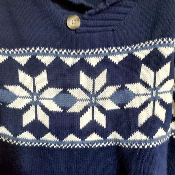 Cherokee Navy Boys Winter Sweater Size 5T - Picture 4 of 6
